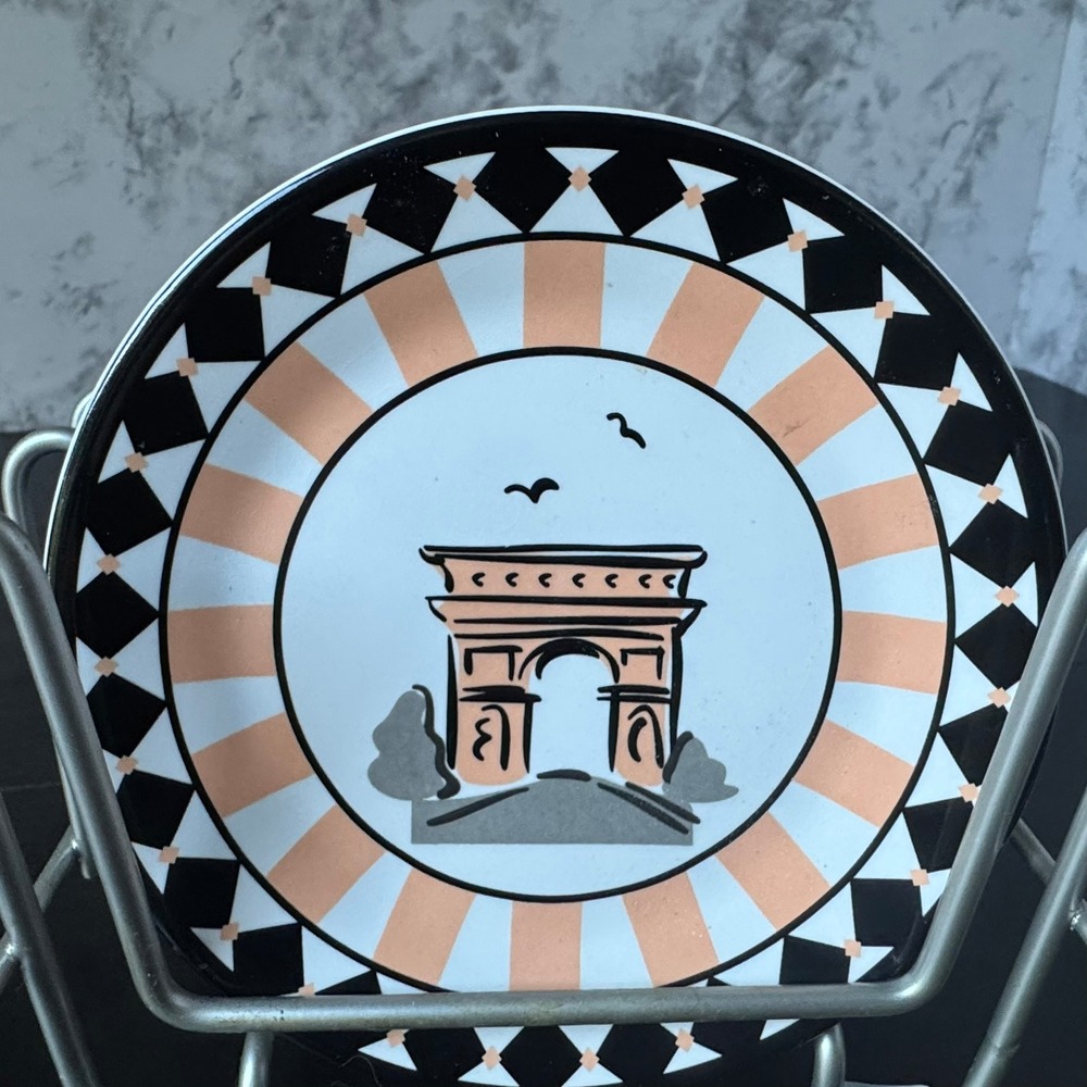 Paris Arc de Triomphe Decorative Plate Small Display Dish Home Decor‎